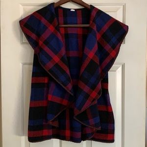 Adorable Plaid Vest